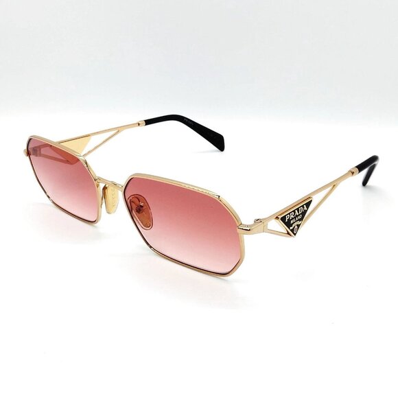 Prada Sunglasses SPRA51 Women's Gold mon-435-092425 - Picture 1 of 9